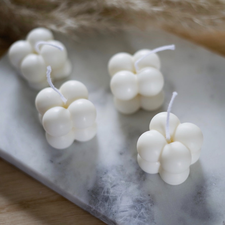 Petite bougie artisanale en cire de soja