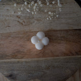 Bougie bubble, fait main, cire de soja naturelle