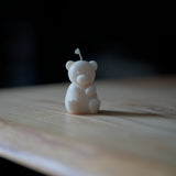 Bougie naturelle en forme de nounours