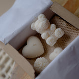 Coffret de bougies artisanal et écologique en cire naturelle
